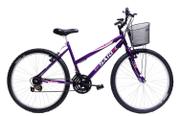 Bicicleta Saidx Super Tropical Aro 26 Rígida 1 Marcha - Violeta