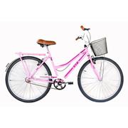 Bicicleta Kls Retrô Aro 26 Rígida 1 Marcha - Rosa