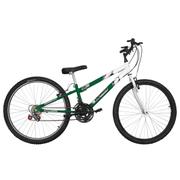 Bicicleta Ultra Bikes Pro Tork Rebaixada Aro 26 Rígida 18 Marchas - Branco/verde