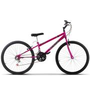 Bicicleta Ultra Bikes Pro Tork Rebaixada Aro 26 Rígida 18 Marchas - Rosa