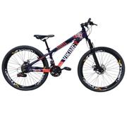 Bicicleta Vikingx Tuff 25 Aro 26 Susp. Dianteira 21 Marchas - Roxo
