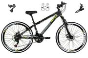 Bicicleta Vikingx Tuff 30 Aro 26 Susp. Dianteira 21 Marchas - Preto