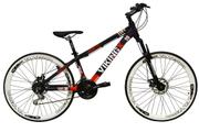Bicicleta Vikingx Tuff 25 Disc H Aro 26 Susp. Dianteira 21 Marchas - Laranja/roxo