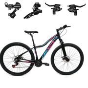 Bicicleta Absolute Hera Sport Aro 29 Susp. Dianteira 24 Marchas - Prata/preto