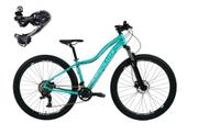Bicicleta Absolute Wild Sport Aro 29 Susp. Dianteira 18 Marchas - Prata/verde