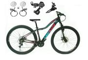 Bicicleta Absolute Hera Sport Aro 29 Susp. Dianteira 24 Marchas - Azul/preto/rosa