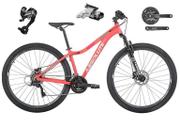 Bicicleta Absolute Mia Aro 29 Susp. Dianteira 27 Marchas - Preto/rosa
