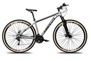 Bicicleta Absolute Nero 5 Aro 29 Susp. Dianteira 24 Marchas - Cinza/preto