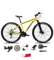 Bicicleta Absolute Nero 5 Aro 29 Susp. Dianteira 18 Marchas - Amarelo
