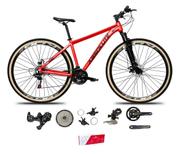 Bicicleta Absolute Nero 5 Disc H Aro 29 Susp. Dianteira 18 Marchas - Vermelho