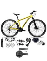Bicicleta Absolute Nero 5 Disc H Aro 29 Susp. Dianteira 27 Marchas - Amarelo