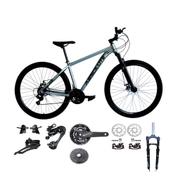 Bicicleta Absolute Nero 5 Disc M Aro 29 Susp. Dianteira 18 Marchas - Cinza/preto