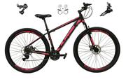 Bicicleta Alfameq Atx Aro 29 Susp. Dianteira 21 Marchas - Preto/rosa