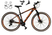 Bicicleta Alfameq Atx Aro 29 Susp. Dianteira 24 Marchas - Laranja/preto