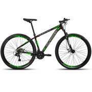 Bicicleta Alfameq Makan Disc M Aro 29 Susp. Dianteira 21 Marchas - Preto/verde