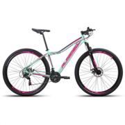 Bicicleta Alfameq Pandora Disc H Aro 29 Susp. Dianteira 21 Marchas - Verde/rosa