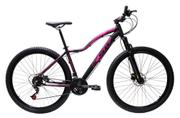 Bicicleta Ksw Mwza Disc H Aro 29 Susp. Dianteira 21 Marchas - Preto/rosa