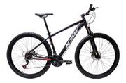 Bicicleta Ksw Xlt 100 Disc M Aro 29 Susp. Dianteira 21 Marchas - Preto/vermelho/branco