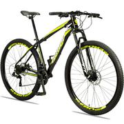 Bicicleta Dropp Aluminum Disc M Aro 29 Susp. Dianteira 21 Marchas - Preto/amarelo