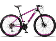 Bicicleta Dropp Race Disc M Aro 29 Susp. Dianteira 24 Marchas - Preto/rosa