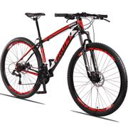 Bicicleta Dropp Race Disc H Aro 29 Susp. Dianteira 24 Marchas - Preto/vermelho