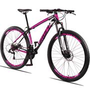 Bicicleta Dropp Race Disc H Aro 29 Susp. Dianteira 24 Marchas - Preto/rosa