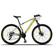 Bicicleta Dropp Z3x Disc H T17 Aro 29 Susp. Dianteira 27 Marchas - Amarelo/cinza