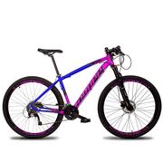 Bicicleta Dropp Z7x Disc H T19 Aro 29 Susp. Dianteira 27 Marchas - Azul/rosa