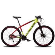 Bicicleta Dropp Z7x Disc H T19 Aro 29 Susp. Dianteira 27 Marchas - Amarelo/vermelho