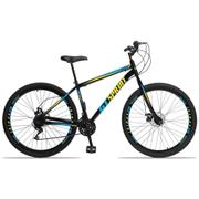 Bicicleta Gt Sprint Mx1 Disc T21 Aro 29 Susp. Dianteira 21 Marchas - Amarelo/azul