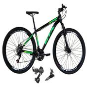 Bicicleta Gta Bike Start Plus Aro 29 Susp. Dianteira 21 Marchas - Preto/verde