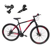 Bicicleta Gta Bike Nx11 2020 Disc H Aro 29 Susp. Dianteira 21 Marchas - Preto/vermelho