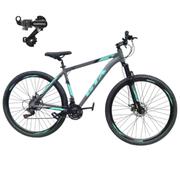 Bicicleta Gta Bike Nx9 Aro 29 Susp. Dianteira 24 Marchas - Cinza