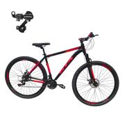 Bicicleta Gta Bike Nx9 Aro 29 Susp. Dianteira 24 Marchas - Preto/vermelho