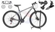 Bicicleta Gti Roma Disc H Aro 29 Susp. Dianteira 21 Marchas - Cinza/preto