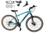 Bicicleta Gti T17 Aro 29 Susp. Dianteira 21 Marchas - Azul/preto