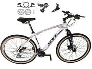 Bicicleta Gti Roma Disc H Aro 29 Susp. Dianteira 21 Marchas - Branco