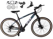 Bicicleta Gti Roma Disc H Aro 29 Susp. Dianteira 21 Marchas - Preto/azul