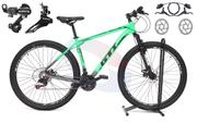 Bicicleta Gti T17 Aro 29 Susp. Dianteira 21 Marchas - Verde