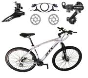 Bicicleta Gti T15 Aro 29 Susp. Dianteira 21 Marchas - Branco
