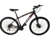 Bicicleta Gti T19 Aro 29 Susp. Dianteira 24 Marchas - Preto/vermelho