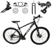 Bicicleta Gti Roma Disc H Aro 29 Susp. Dianteira 24 Marchas - Preto/cinza