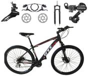 Bicicleta Gti Roma Disc H Aro 29 Susp. Dianteira 24 Marchas - Preto/vermelho