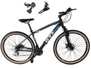 Bicicleta Gti Roma Disc M Aro 29 Susp. Dianteira 21 Marchas - Preto/azul