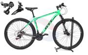 Bicicleta Gti T21 Aro 29 Susp. Dianteira 21 Marchas - Verde