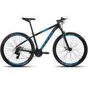 Bicicleta Gts Feel Disc M Aro 29 Susp. Dianteira 21 Marchas - Preto/azul