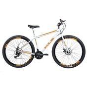 Bicicleta Kls Sport Gold Aro 29 Rígida 21 Marchas - Branco/laranja