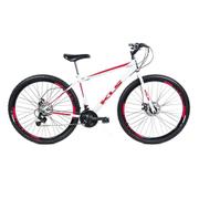 Bicicleta Kls Sport Gold Aro 29 Rígida 21 Marchas - Branco/vermelho