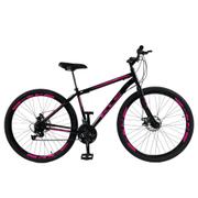 Bicicleta Kls Sport Gold Aro 29 Rígida 21 Marchas - Preto/rosa