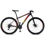 Bicicleta Krw X21 Aro 29 Susp. Dianteira 21 Marchas - Amarelo/vermelho